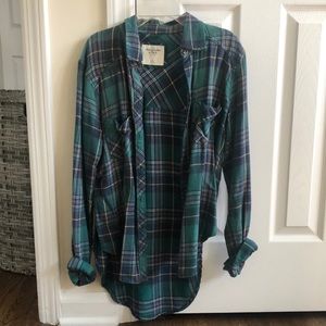 Abercrombie & Fitch Button Down Flannel Shirt